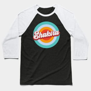 Color Circle With Name Shakira Baseball T-Shirt